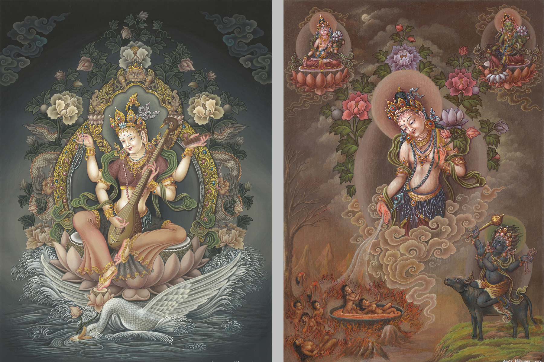 Sadhana at Siddhartha Art Gallery by Sundar Sinkhuwal www.english.khojpatra.com