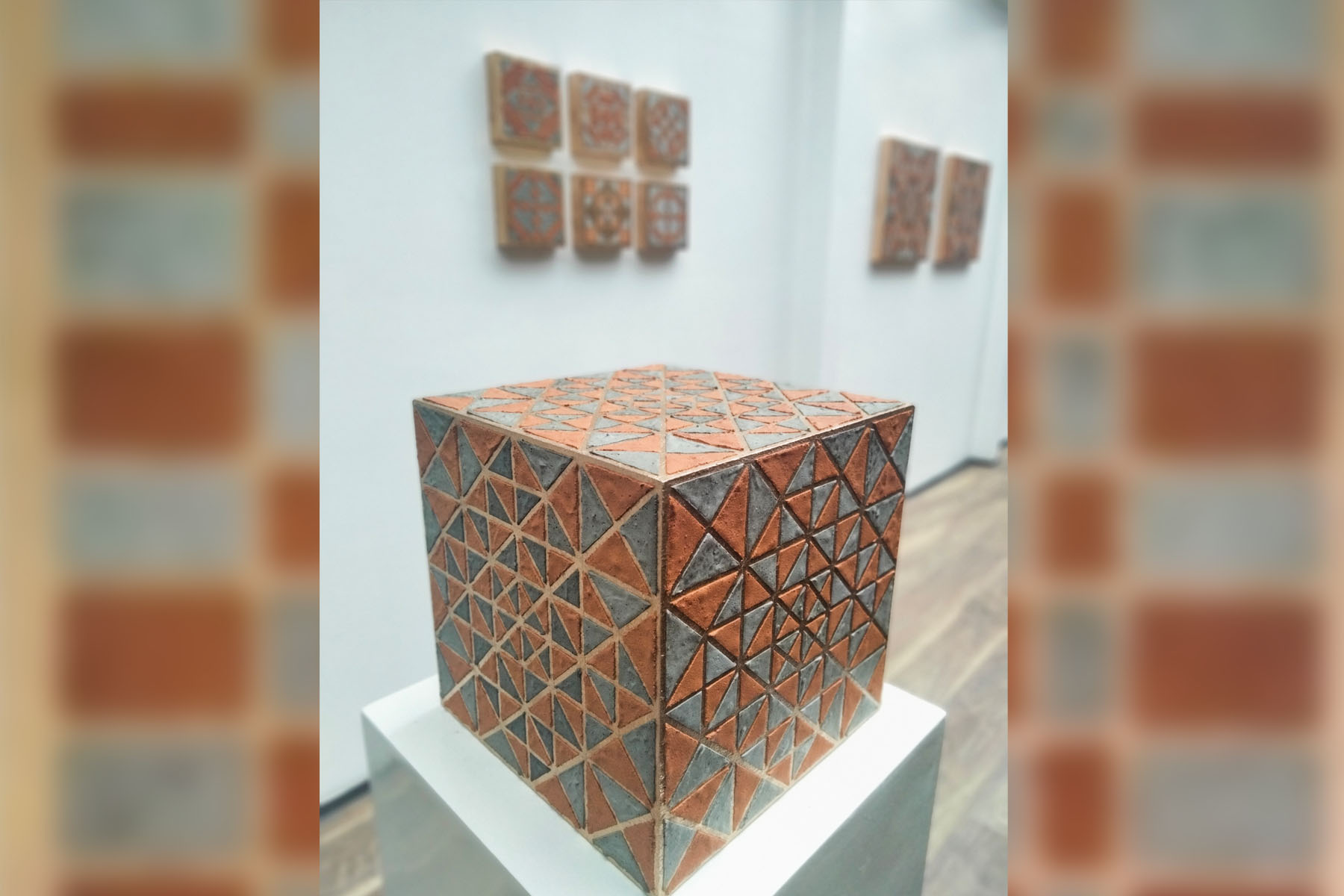 ‘SAMANANTARA’, 
an exhibition by Siddhartha Shakya 
at Dalai -La Art Space
Parampara Media and Research Center Pvt.Ltd english.khojpatra.com