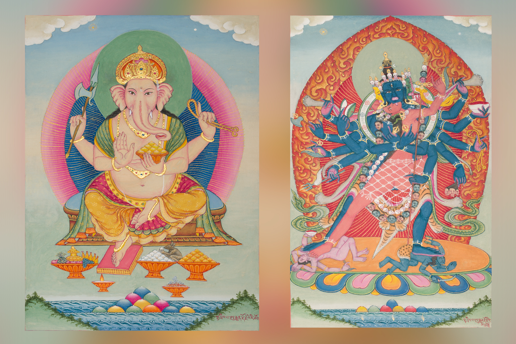 ‘Realms and Cemeteries’, an exhibition by Master Thangka Painter Urgen Dorje at TAKPA Gallery Parampara Media and Research Center Pvt.Ltd english.khojpatra.com