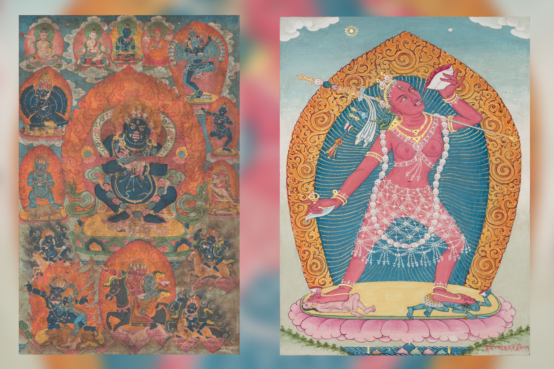‘Realms and Cemeteries’, an exhibition by Master Thangka Painter Urgen Dorje at TAKPA Gallery Parampara Media and Research Center Pvt.Ltd english.khojpatra.com