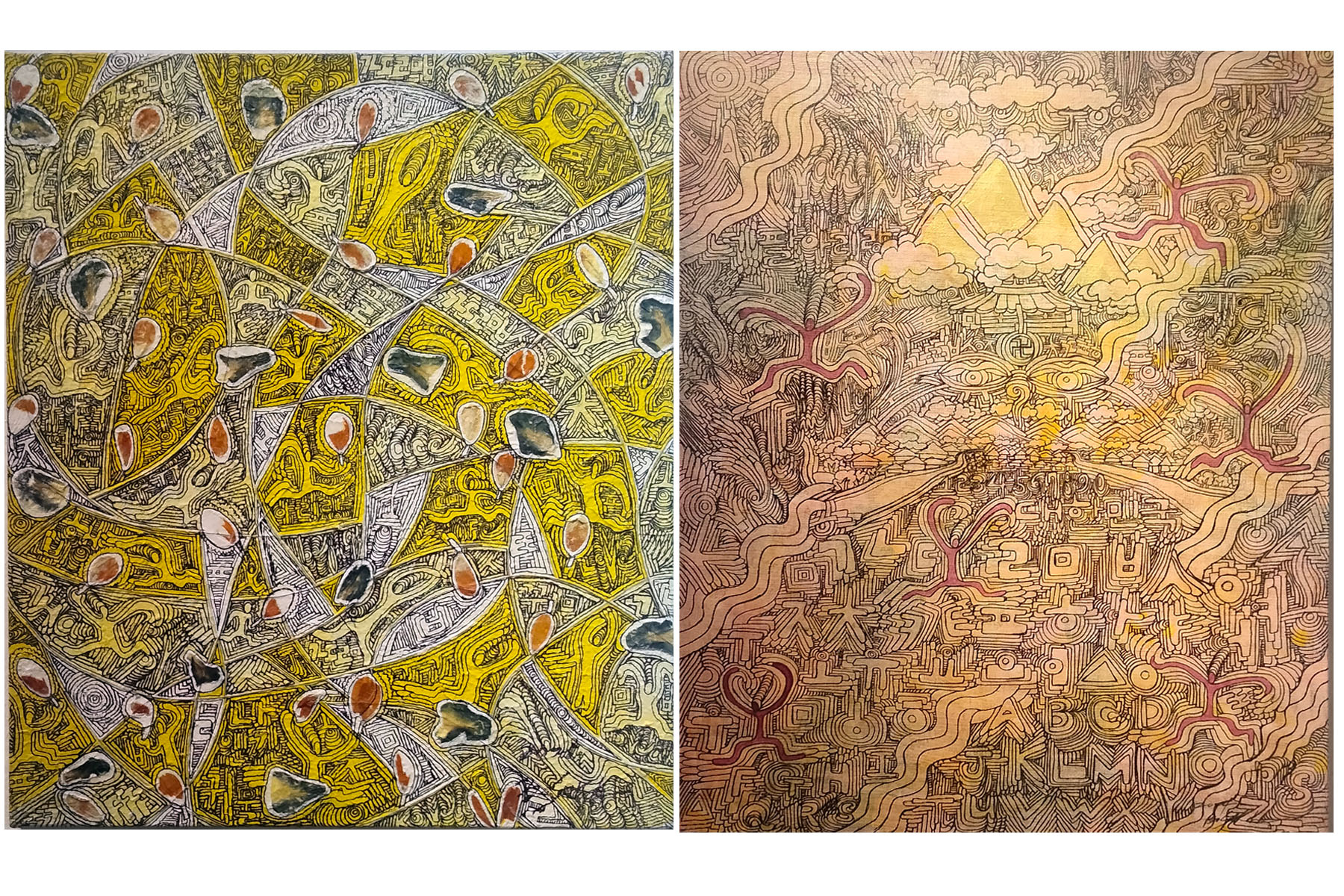 An exhibition by BoSukLee , A South Korean Artist at Nepal Art Council. Parampara Media and Research Center Pvt.Ltd english.khojpatra.com