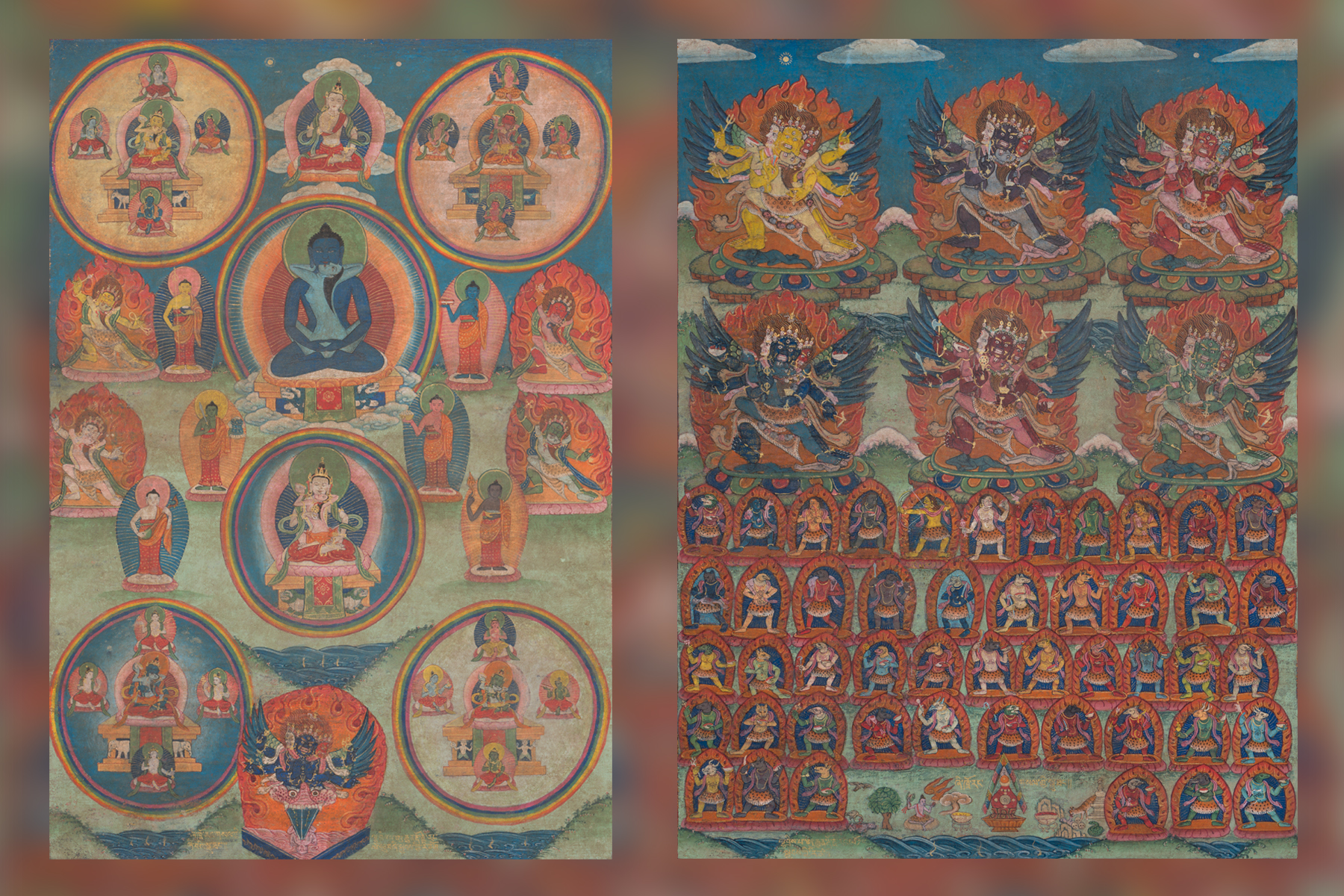 ‘Realms and Cemeteries’, an exhibition by Master Thangka Painter Urgen Dorje at TAKPA Gallery Parampara Media and Research Center Pvt.Ltd english.khojpatra.com