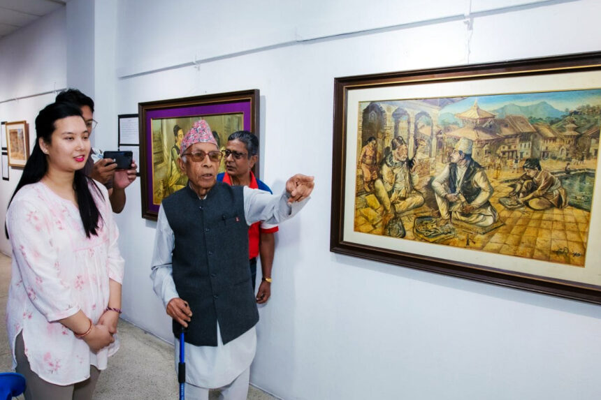 Nepal Down the Ages: Glimpses of Nepali History, Culture and Lifestyles in Paintings by Hari Prasad Sharma at Nepal Art Council Parampara Media and Research Center Pvt.Ltd. Khojpatra.com english.khojpatra.com