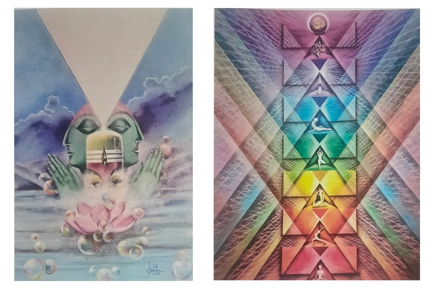 Kundalini-2, An Art Exhibition at Nepal Tourism Board, by Artist Bhim Prasad Sharma. Parampara Media and Research Center Pvt.Ltd english.khojpatra.com