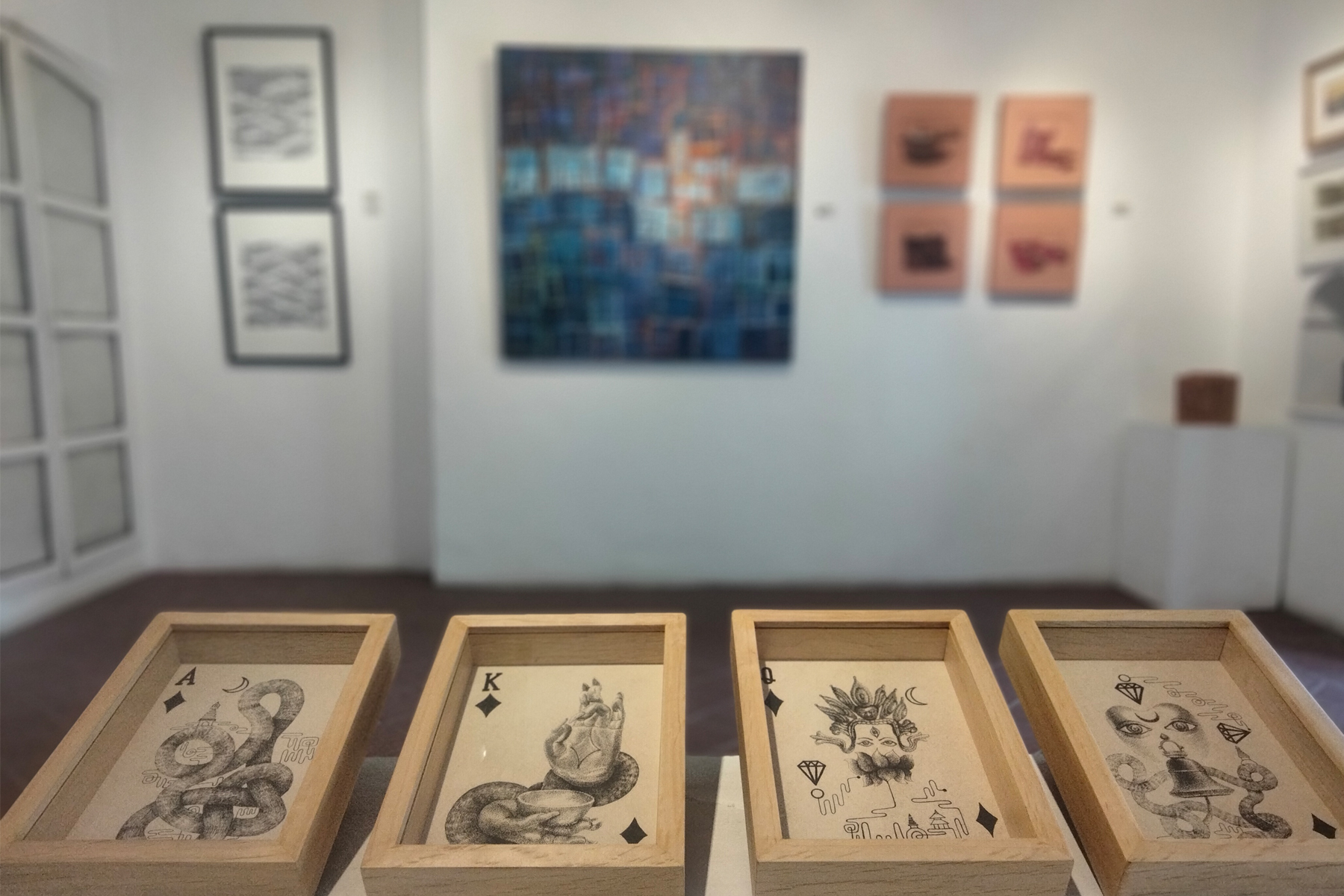 Amalgam, a group exhibition at Siddhartha Art Gallery View from 8th June to 8th July, 2025 Parampara Media and Research Center Pvt.Ltd. english.khojpatra.com khojpatra.com