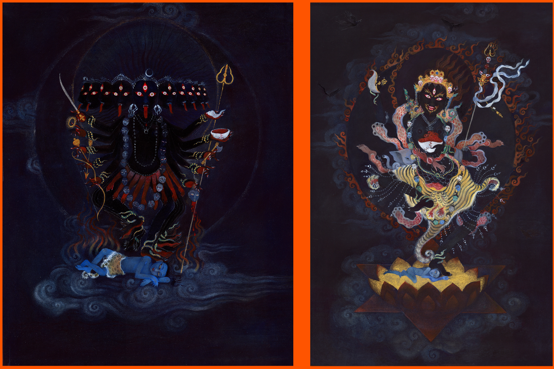 “Devi”, an exhibition by Emily Avery Yoshiko Crow and Tara Di Gesu. Venue: Takpa Gallery, Lazimpat 29th June, Sunday to 26th July, Saturday 2025. Parampara Media and Research Center Pvt.Ltd. english.khojpatra.com khojpatra.com