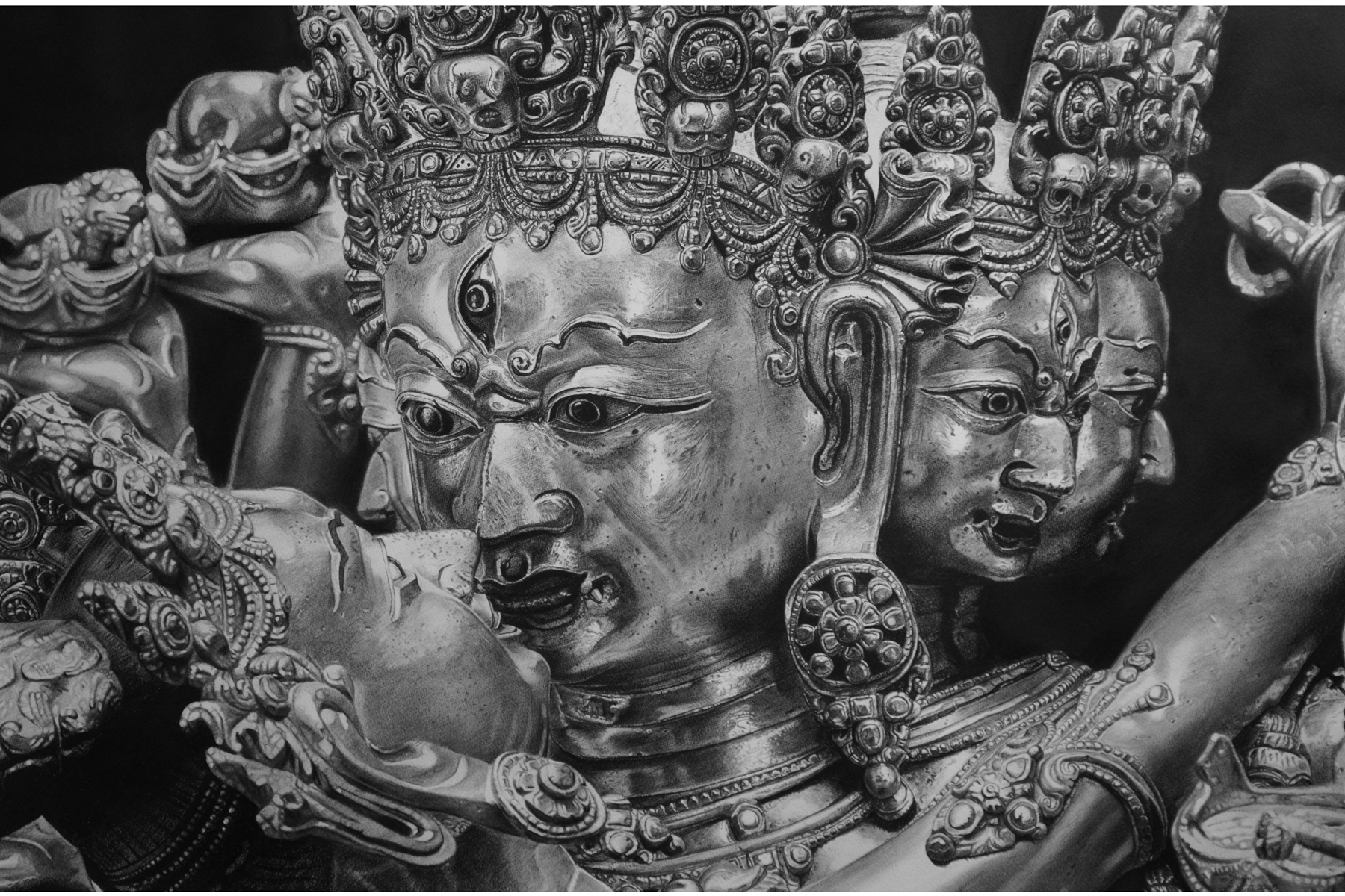 DIVINE REALM by Manish Dhoju At Takpa Gallery.Parampara Media and Research Center Pvt.Ltd. english.khojpatra.com khojpatra.com