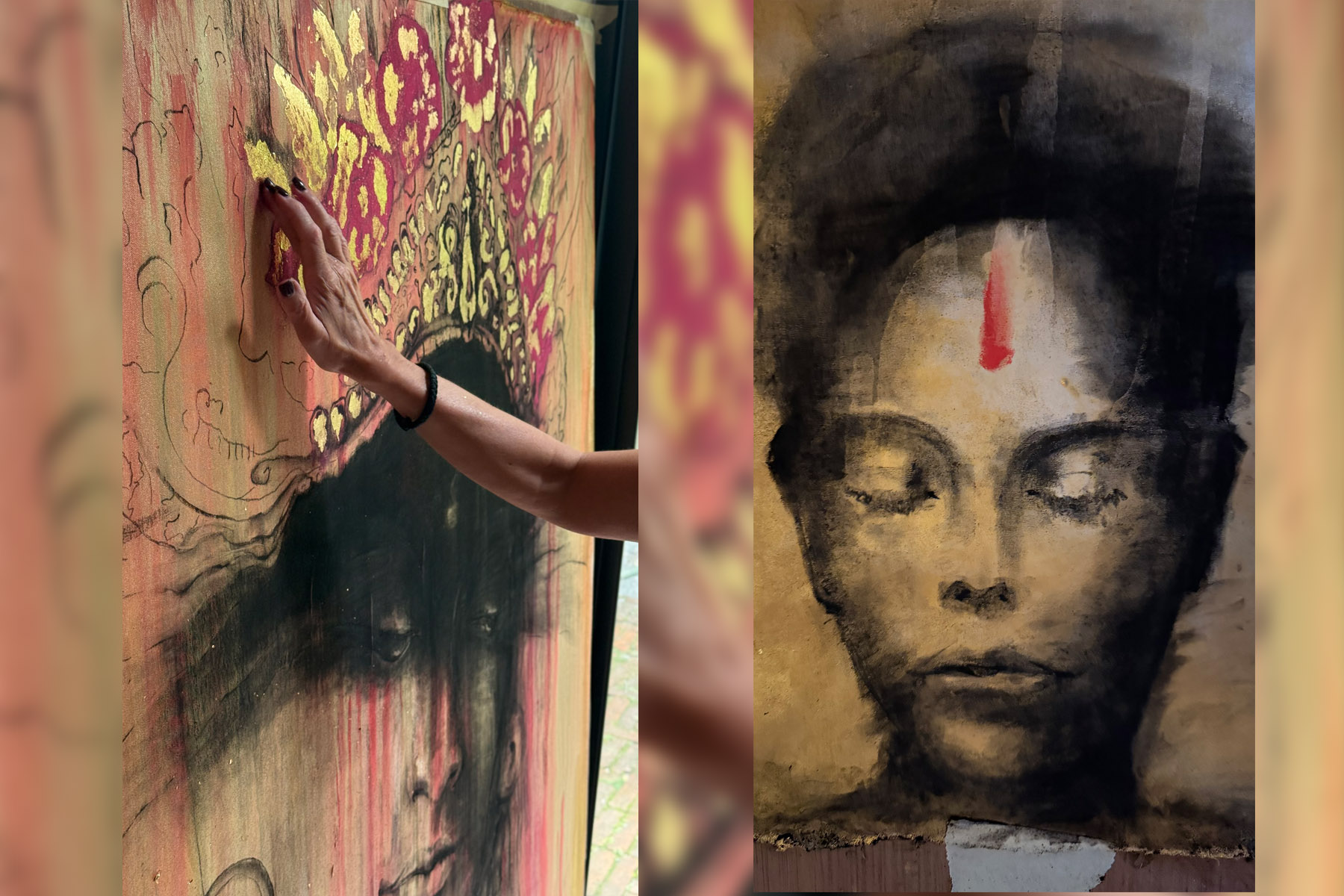 "DIVINE TOUCH" Solo Exhibition by GURU MAI RAM
6th Sept-19th Sept, 2025.
At Taragaon Next, Kathmandu
Parampara Media and Research Center Pvt.Ltd. english.khojpatra.com khojpatra.com
