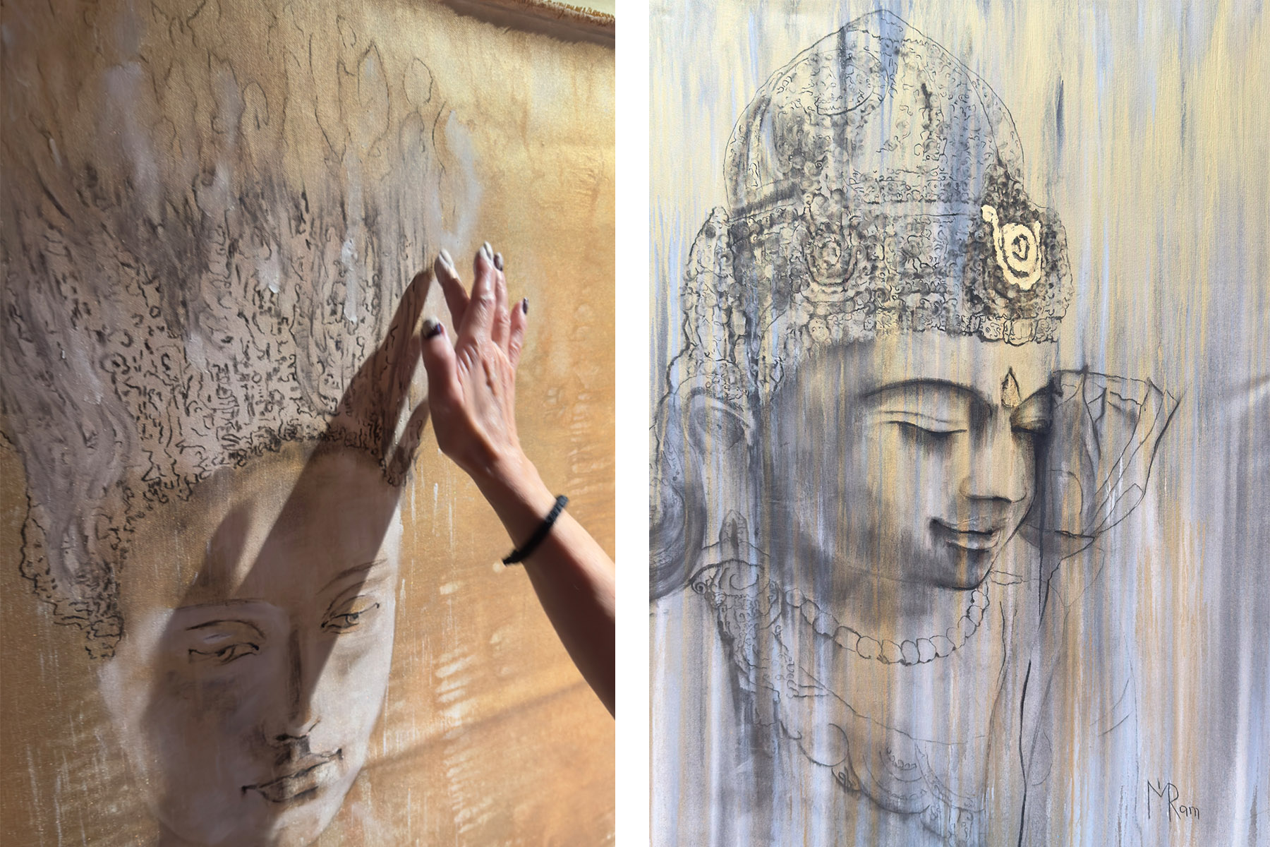 "DIVINE TOUCH" Solo Exhibition by GURU MAI RAM
6th Sept-19th Sept, 2025.
At Taragaon Next, Kathmandu
Parampara Media and Research Center Pvt.Ltd. english.khojpatra.com khojpatra.com