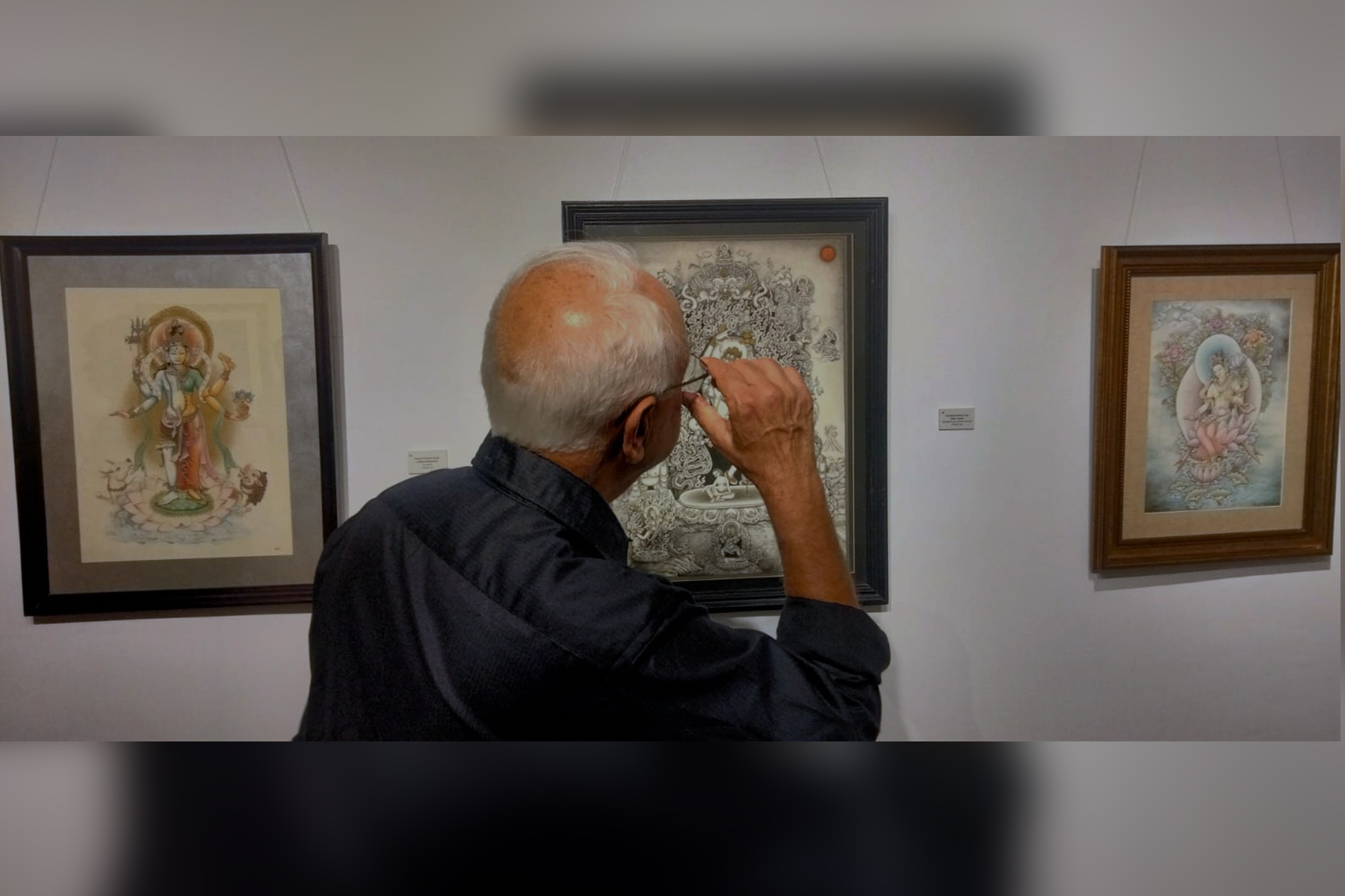 Masters of Devotion` by Khwopa Paubha Chowmi Pucha at Siddhartha Art Gallery, Babarmahal 15th October to 22nd November 2025 khojpatra.com english.khojpatra.com Picture Copyright: Parampara Media and Reserach Center Pvt. Ltd.