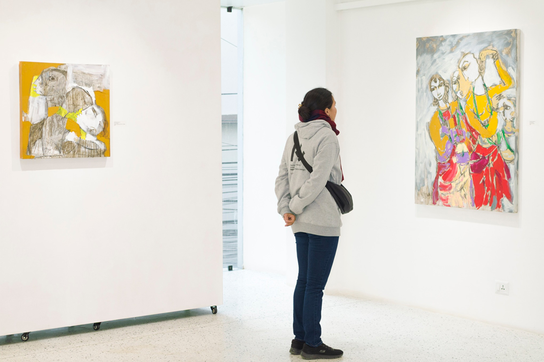 "Ma Ra Mero Sirjana", an exhibition featuring the works of artist Kiran Manandhar. Photo Credit: Chhiring Dorje Gurung Date: 17th January - 14th February 2026 Parampara Media and Research Center Pvt.Ltd. khojpatra.com english.khojpatra.com