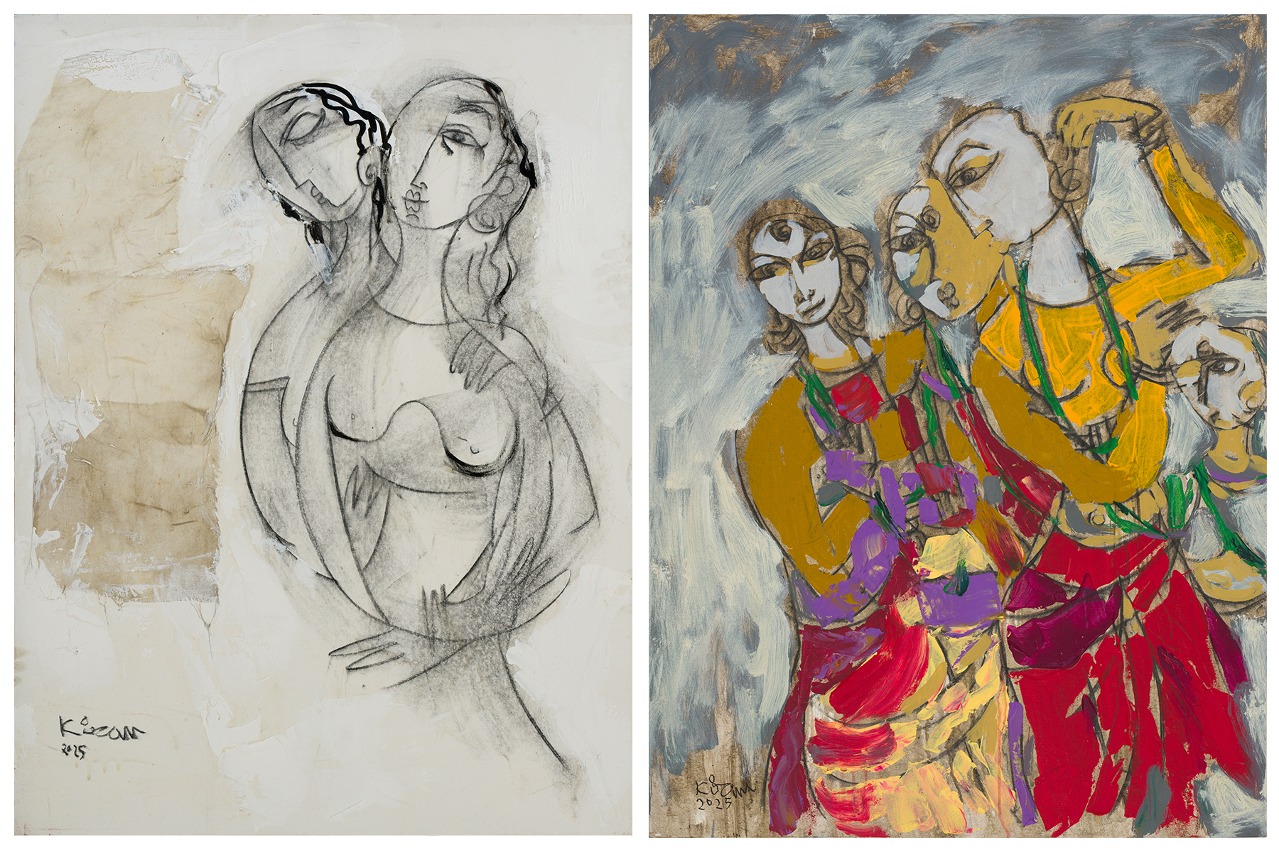 "Ma Ra Mero Sirjana", an exhibition featuring the works of artist Kiran Manandhar. Photo Credit: Chhiring Dorje Gurung Date: 17th January - 14th February 2026 Parampara Media and Research Center Pvt.Ltd. khojpatra.com english.khojpatra.com
