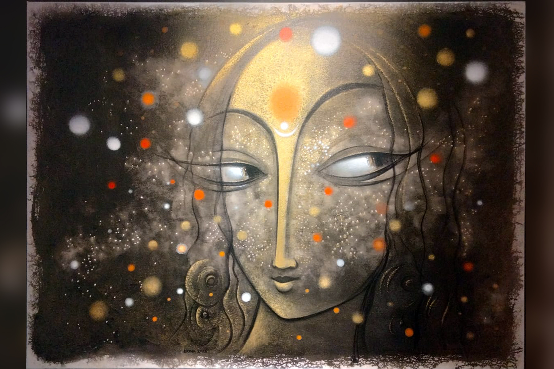 "Ma-Myself" at Gallery 108, Durbarmarg, Artist: Erina Tamrakar. 
8th March-5th April, 2026.
Parampara Media and Research Center Pvt.Ltd. khojpatra.com english.khojpatra.com
