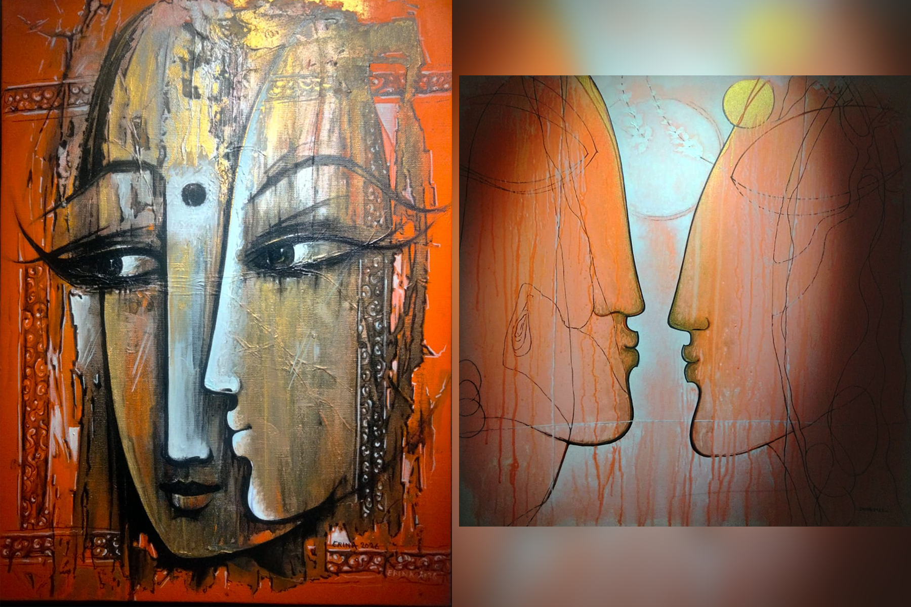 "Ma-Myself" at Gallery 108, Durbarmarg, Artist: Erina Tamrakar. 
8th March-5th April, 2026.
Parampara Media and Research Center Pvt.Ltd. khojpatra.com english.khojpatra.com
