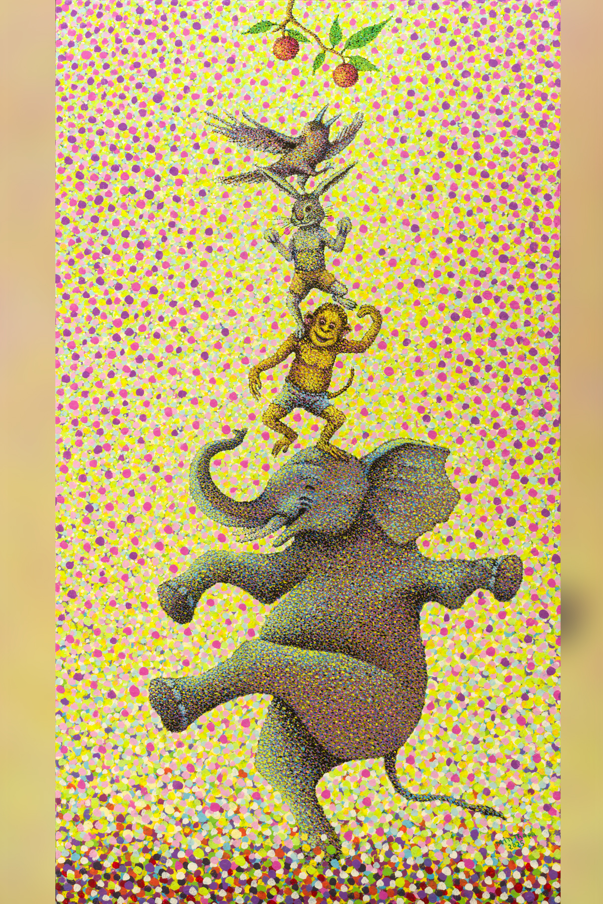 WITNESSES OF INNER WORLDby Min Thapa at Takpa Gallery, Lazimpat. Parampara Media and Research Center Pvt.Ltd. english.khojpatra.com khojpatra.com