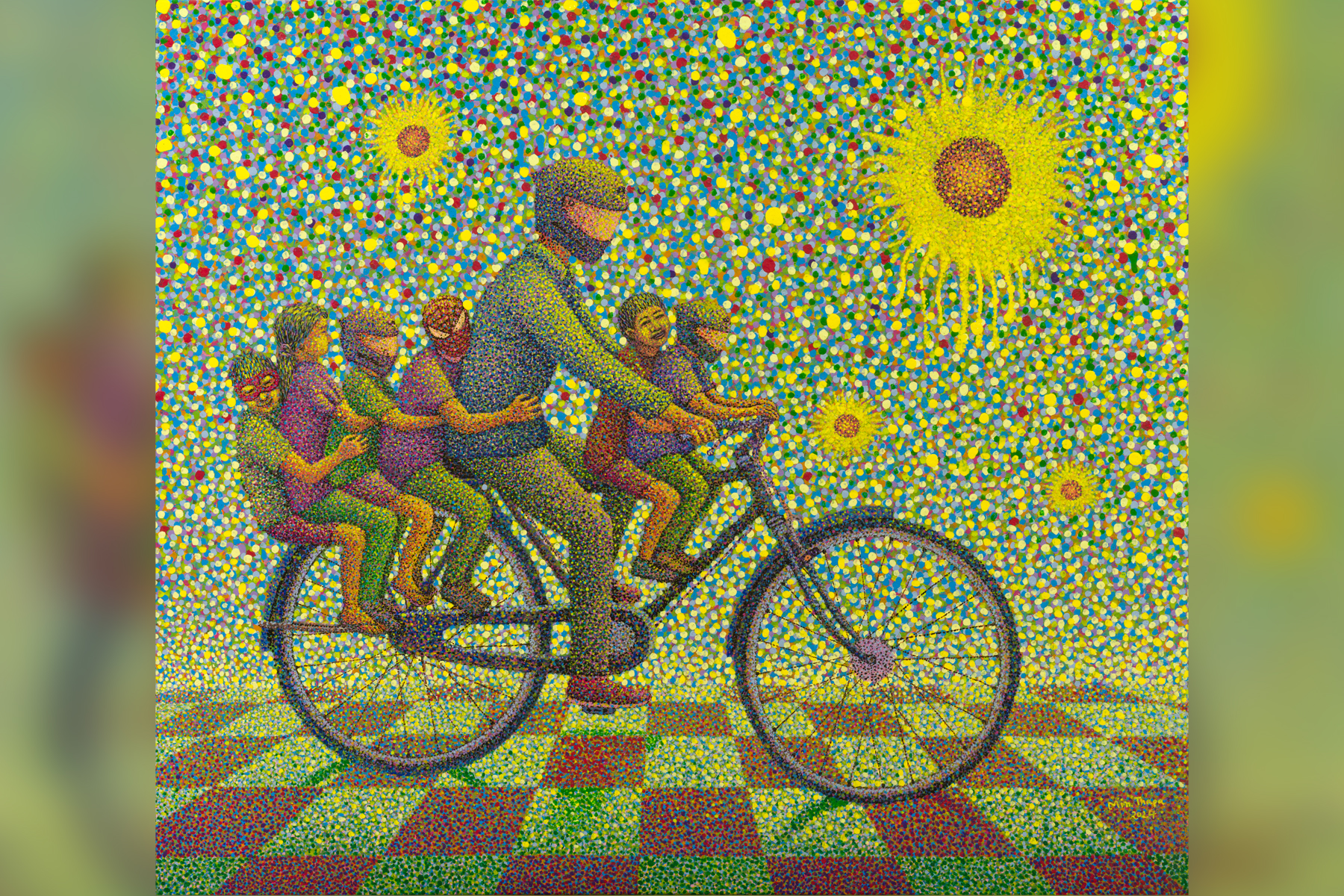 WITNESSES OF INNER WORLDby Min Thapa at Takpa Gallery, Lazimpat. Parampara Media and Research Center Pvt.Ltd. english.khojpatra.com khojpatra.com