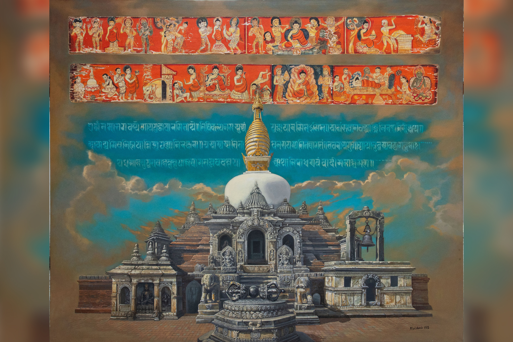 "Archetype" by Krishna Gopal Shrestha
at Gallery 108
Date: 12th June to 12th July, 2026.

FREE ENTRY

Monday only by Appointment

Parampara Media and Research Center Pvt.Ltd.
khojpatra.com
english.khojpatra.com

