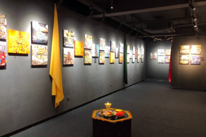 solo exhibition, UTSAV “In the Rhythm of Jatra”at 108 Gallery Durbar Marg.(24 July to 23 August, 2026) Parampara Media and Research Center Pvt.Ltd. khojpatra.com english.khojpatra.com