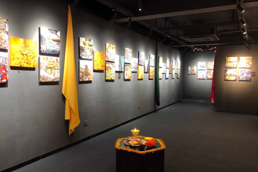 solo exhibition, UTSAV “In the Rhythm of Jatra”at 108 Gallery Durbar Marg.(24 July to 23 August, 2026) Parampara Media and Research Center Pvt.Ltd. khojpatra.com english.khojpatra.com