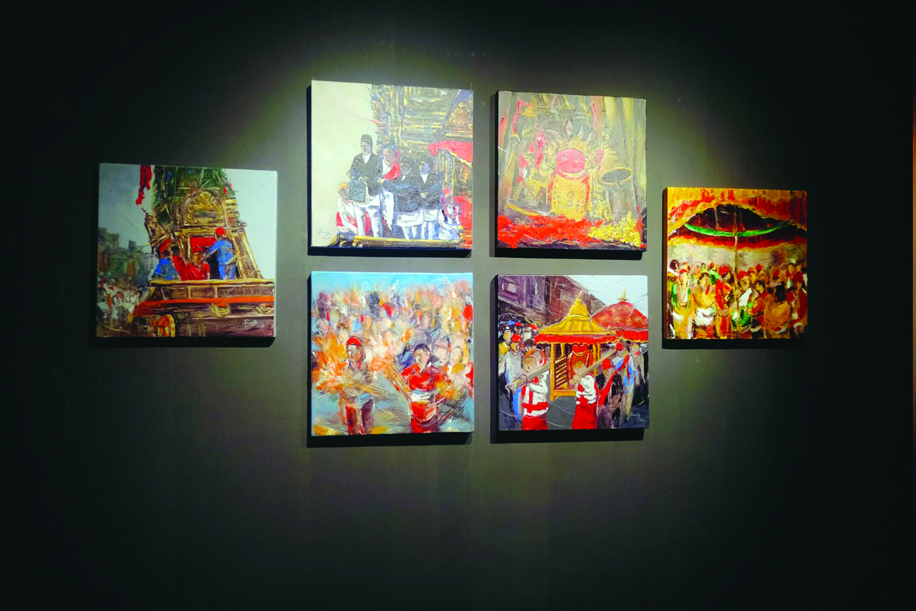 solo exhibition, UTSAV “In the Rhythm of Jatra”at 108 Gallery Durbar Marg.(24 July to 23 August, 2026) Parampara Media and Research Center Pvt.Ltd. khojpatra.com english.khojpatra.com