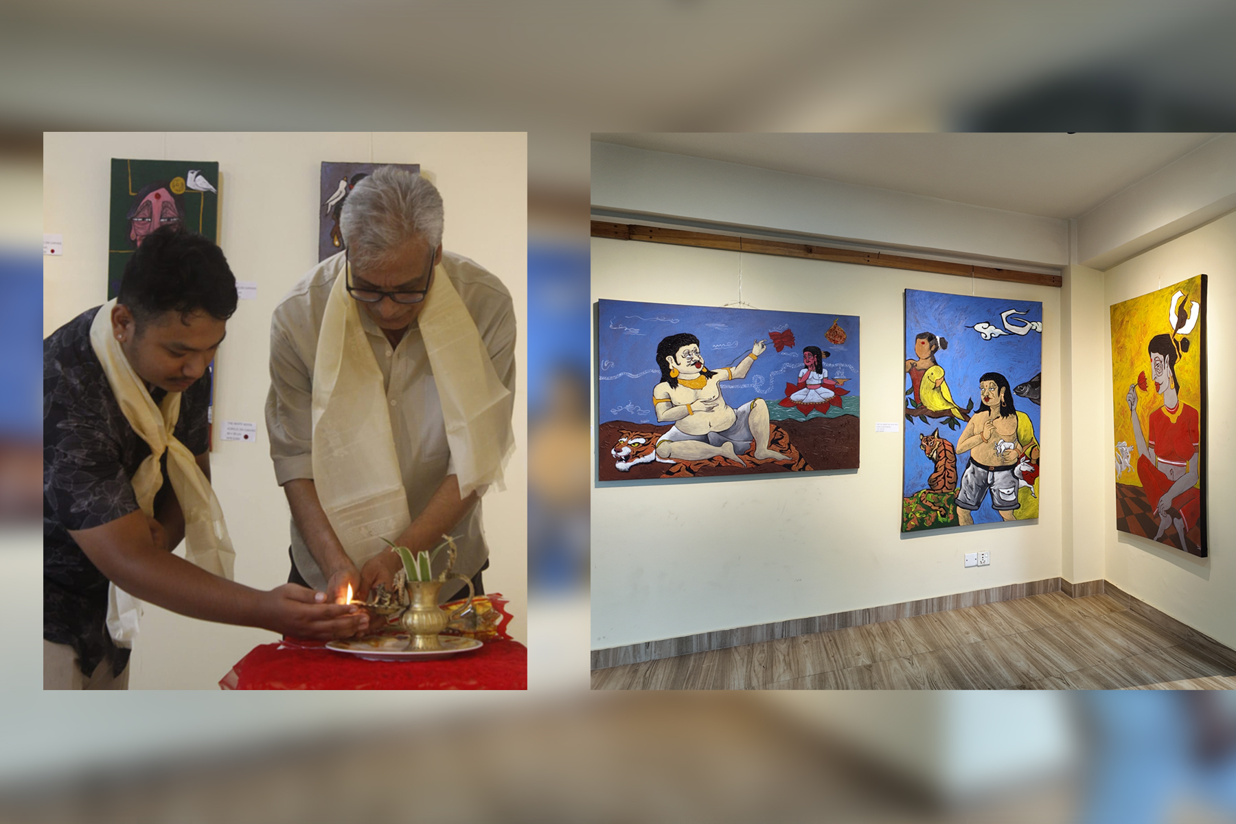 "समय यात्रा"
Solo Art Exhibition by
Deeprose Gurung
At Sashi's Art Studio, Balaju
Exhibition 15 - 29 August, 2026. 
Parampara Media and Research Center Pvt.Ltd. 
khojpatra.com
english.khojpatra.com
