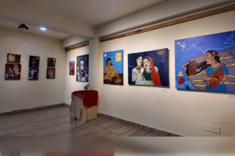 "समय यात्रा" Solo Art Exhibition by Deeprose Gurung At Sashi's Art Studio, Balaju Exhibition 15 - 29 August, 2026. Parampara Media and Research Center Pvt.Ltd. khojpatra.com english.khojpatra.com