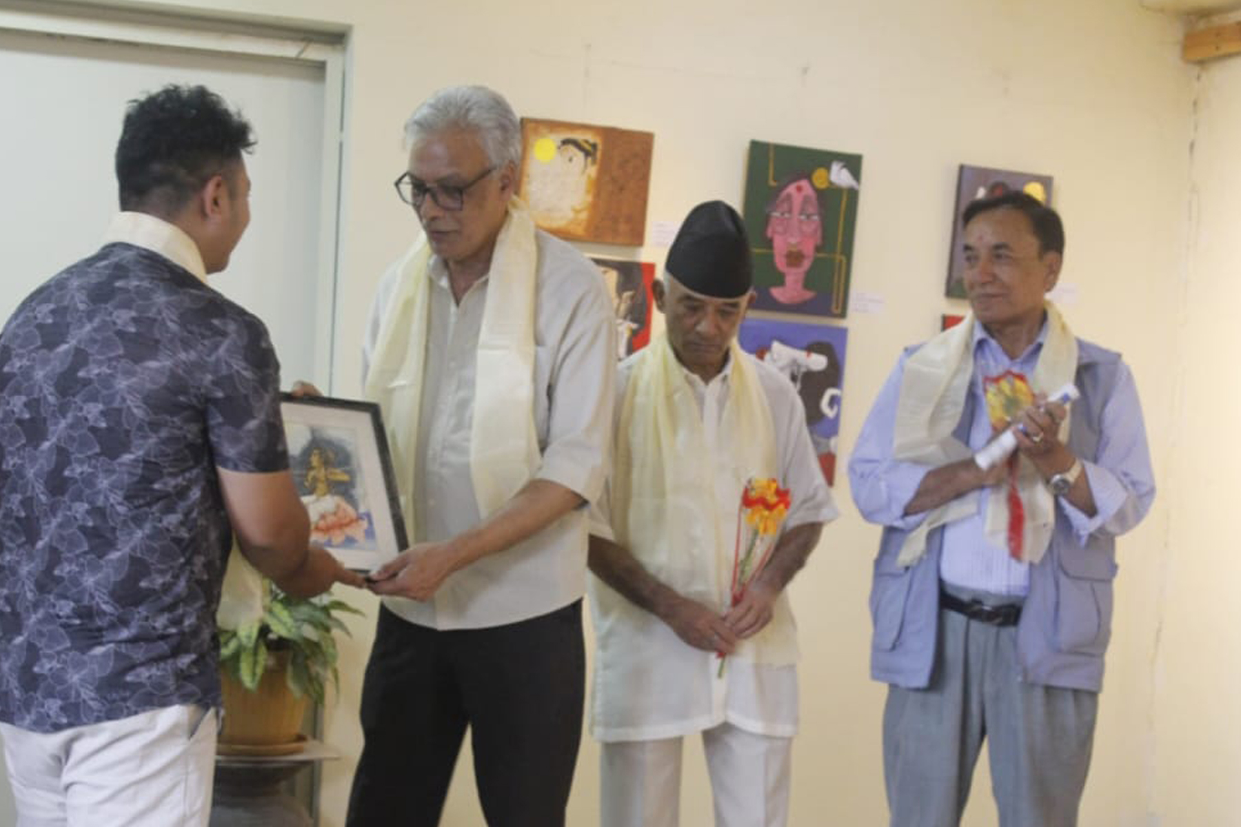 "समय यात्रा"
Solo Art Exhibition by
Deeprose Gurung
At Sashi's Art Studio, Balaju
Exhibition 15 - 29 August, 2026. 
Parampara Media and Research Center Pvt.Ltd. 
khojpatra.com
english.khojpatra.com