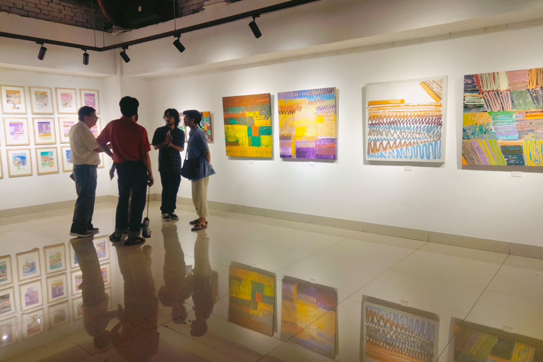 Dialogue and Perception, by Sagar Manandhar, A Solo exhibition which will be on display till 10 August, 2026,at The Kala Salon, 6th floor of Chhaya Center, Thamel. Parampara Media and Research Center Pvt.Ltd. khojpatra.com english.khojpatra.com