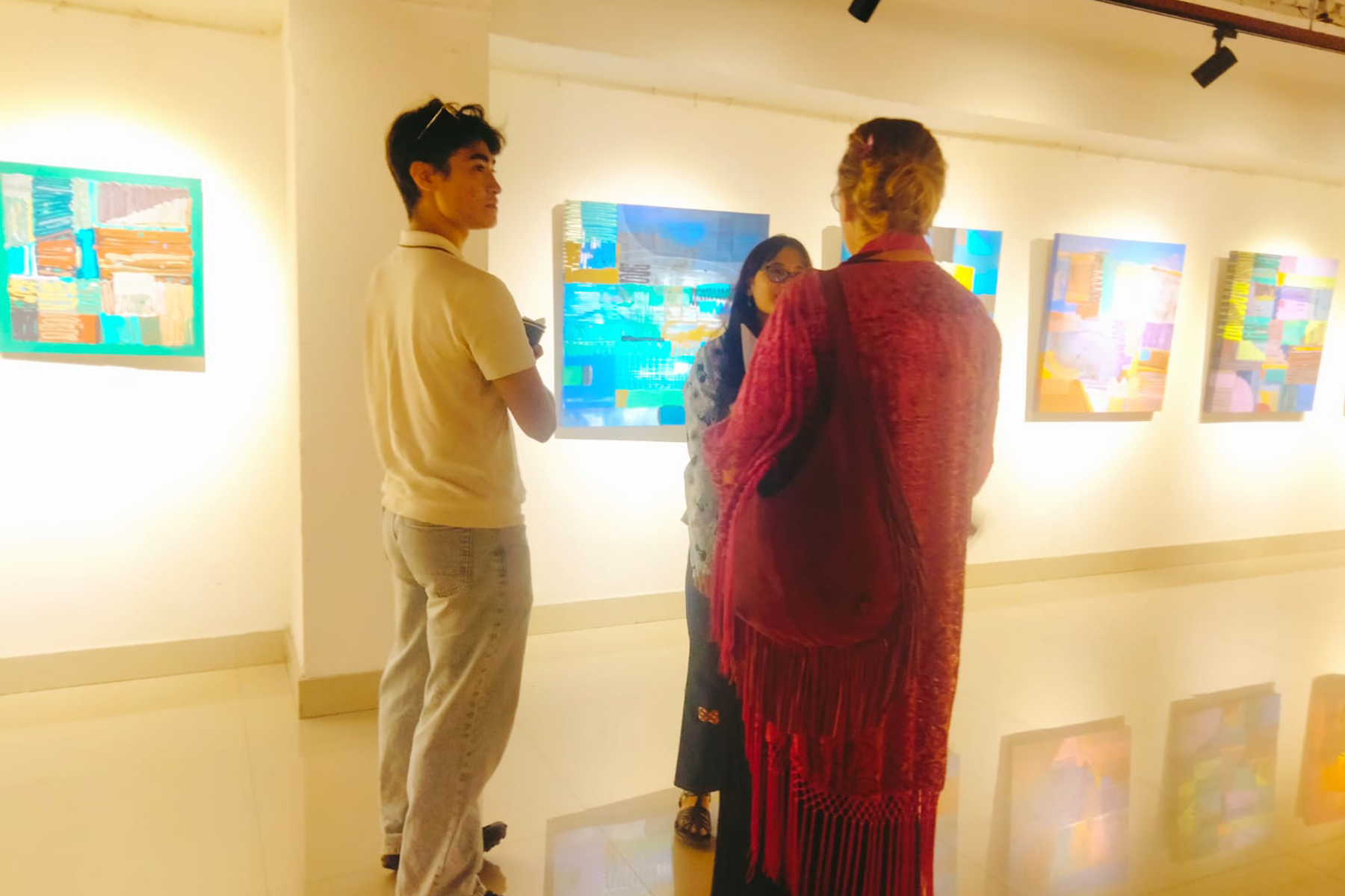 Dialogue and Perception, by Sagar Manandhar, A Solo exhibition which will be on display till 10 August, 2026,at The Kala Salon, 6th floor of Chhaya Center, Thamel. Parampara Media and Research Center Pvt.Ltd. khojpatra.com english.khojpatra.com
