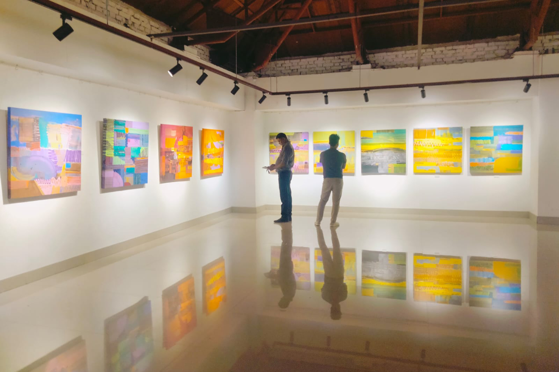 Dialogue and Perception, by Sagar Manandhar, A Solo exhibition which will be on display till 10 August, 2026,at The Kala Salon, 6th floor of Chhaya Center, Thamel. Parampara Media and Research Center Pvt.Ltd. khojpatra.com english.khojpatra.com