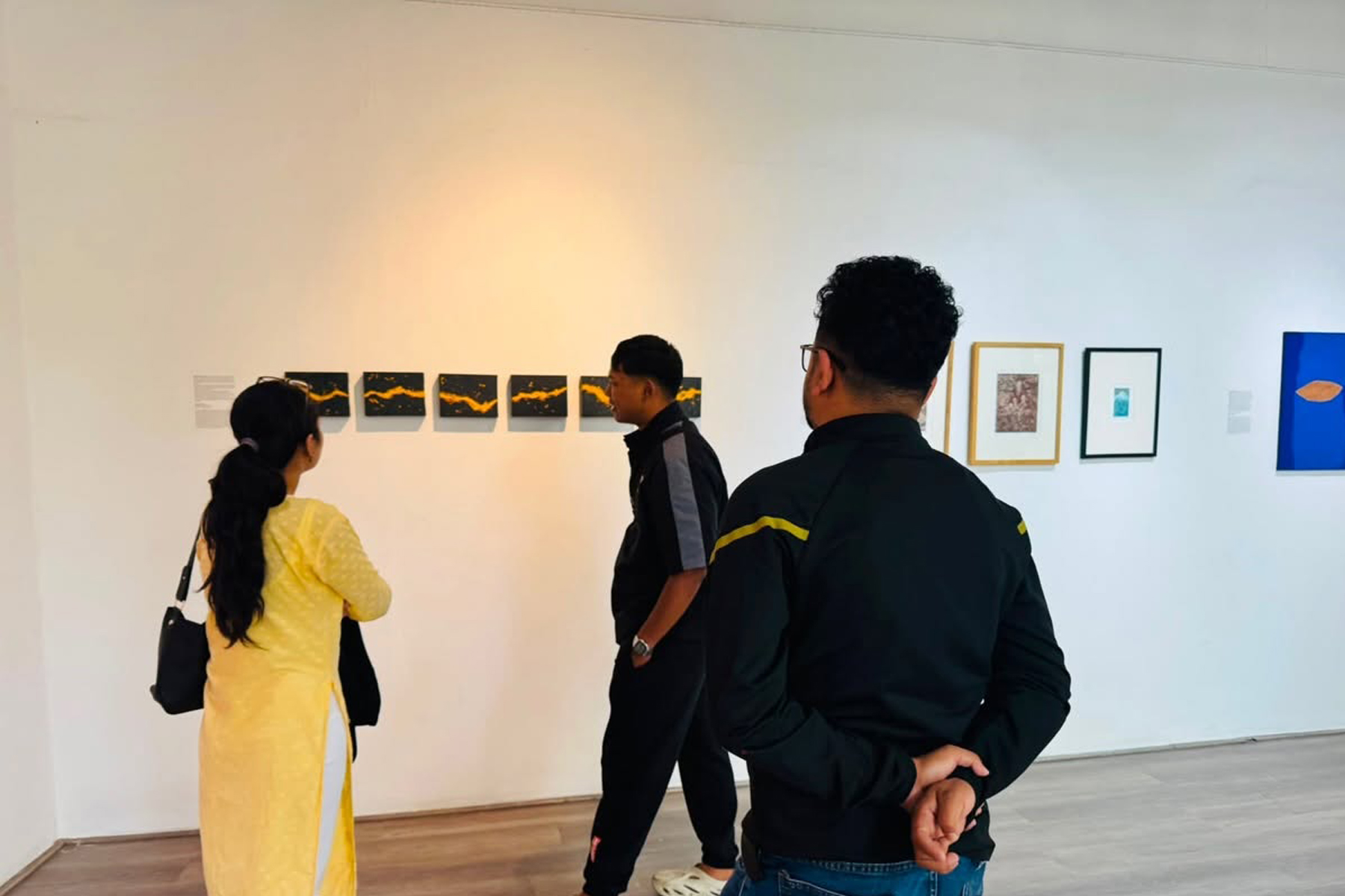MADE IN MIND SERIES III: NARRATIVES OF THE CONTEMPORARY
Curated by Manish Lal Shrestha
Featuring 15 contemporary artists, the exhibition brings together diverse perspectives, materials, and practices that reflect the complexities of our time.
A fundraising exhibition in solidarity with the flood-affected communities of Nepal.
4 to 21 September, 2026

Parampara Media and Research Center Pvt.Ltd. 
english.khojpatra.com
