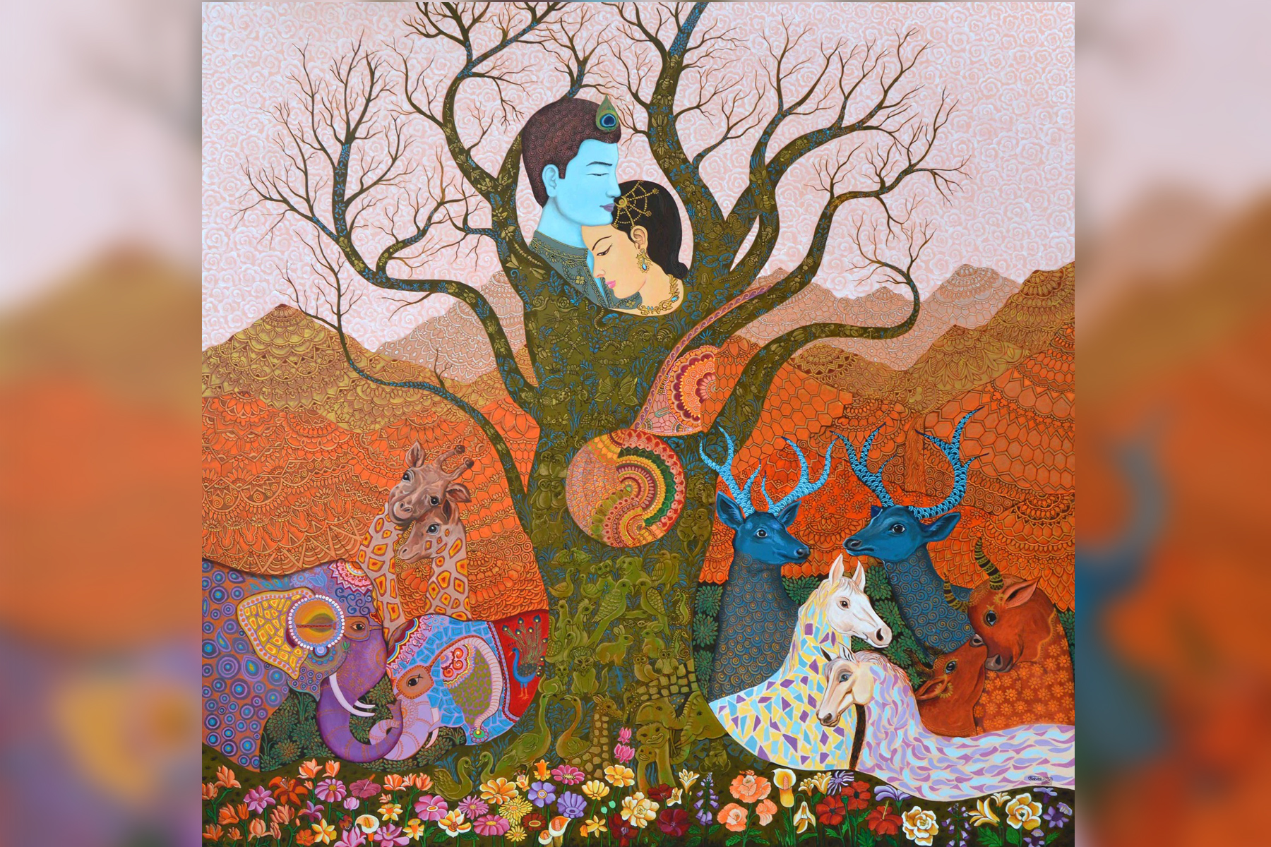 “A Sacred Union: Eternal Harmony” explores interconnectedness
a solo exhibition by Nepali visual artist Sabita Dangol, opened at 108 Gallery, Durbar Marg, Kathmandu, on September 4, 2026, and will continue until October 4, 2026.

Parampara Media and Research Center Pvt.Ltd.
khojpatra.com
english.khojpatra.com